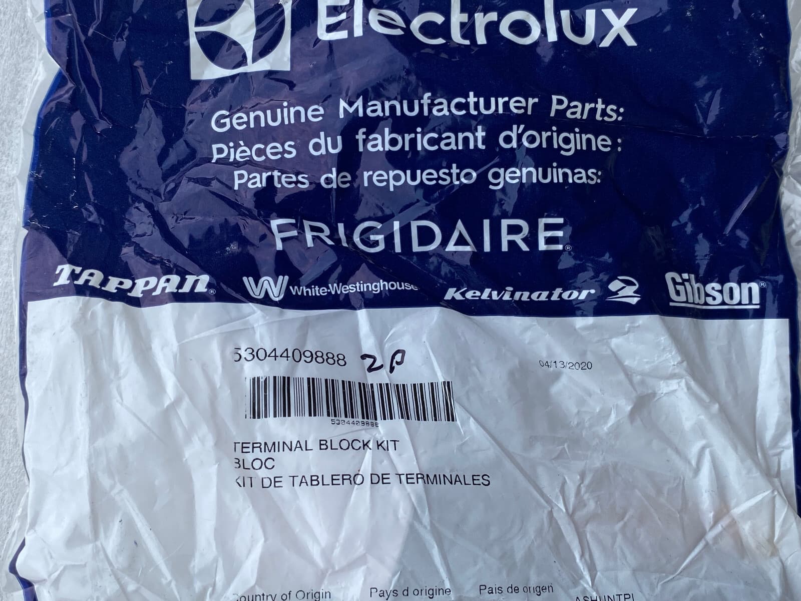 NEW Genuine OEM Frigidaire Terminal Block Kit (2 PACK) 5304409888 — thumbnail 10