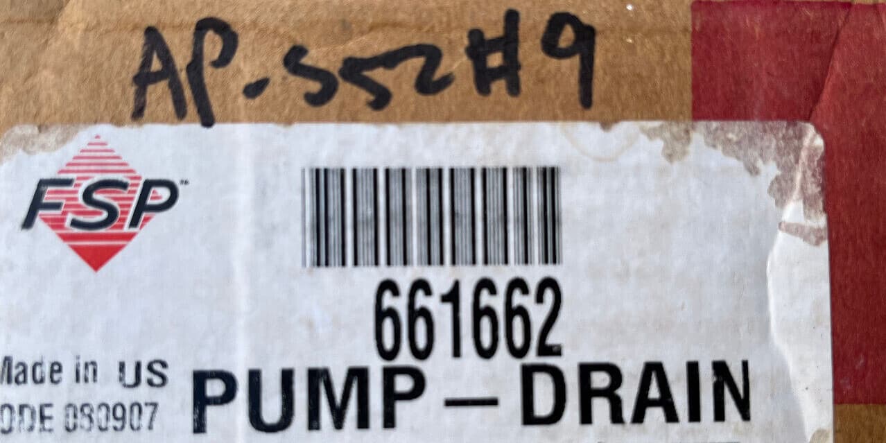 661662  OEM Whirlpool Dishwasher Drain Pump Genuine — thumbnail 11