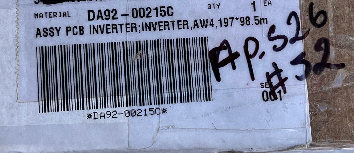 Genuine Samsung Refrigerator Inverter Power Control Board DA92-00215C — thumbnail 11