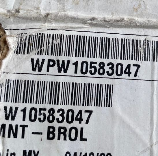 W10583047 WPW10583047 OEM Whirlpool Oven Broil Heating Element New Genuine — thumbnail 2