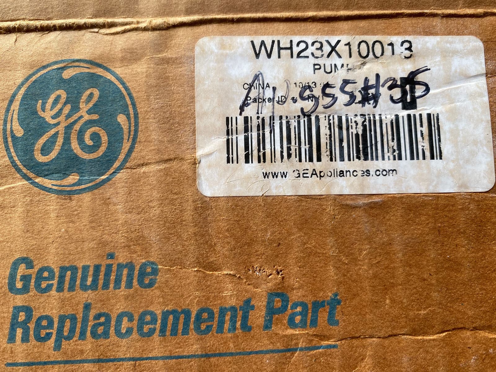WH23X10013 OEM  GE Washer Drain Pump NEW Genuine — thumbnail 16