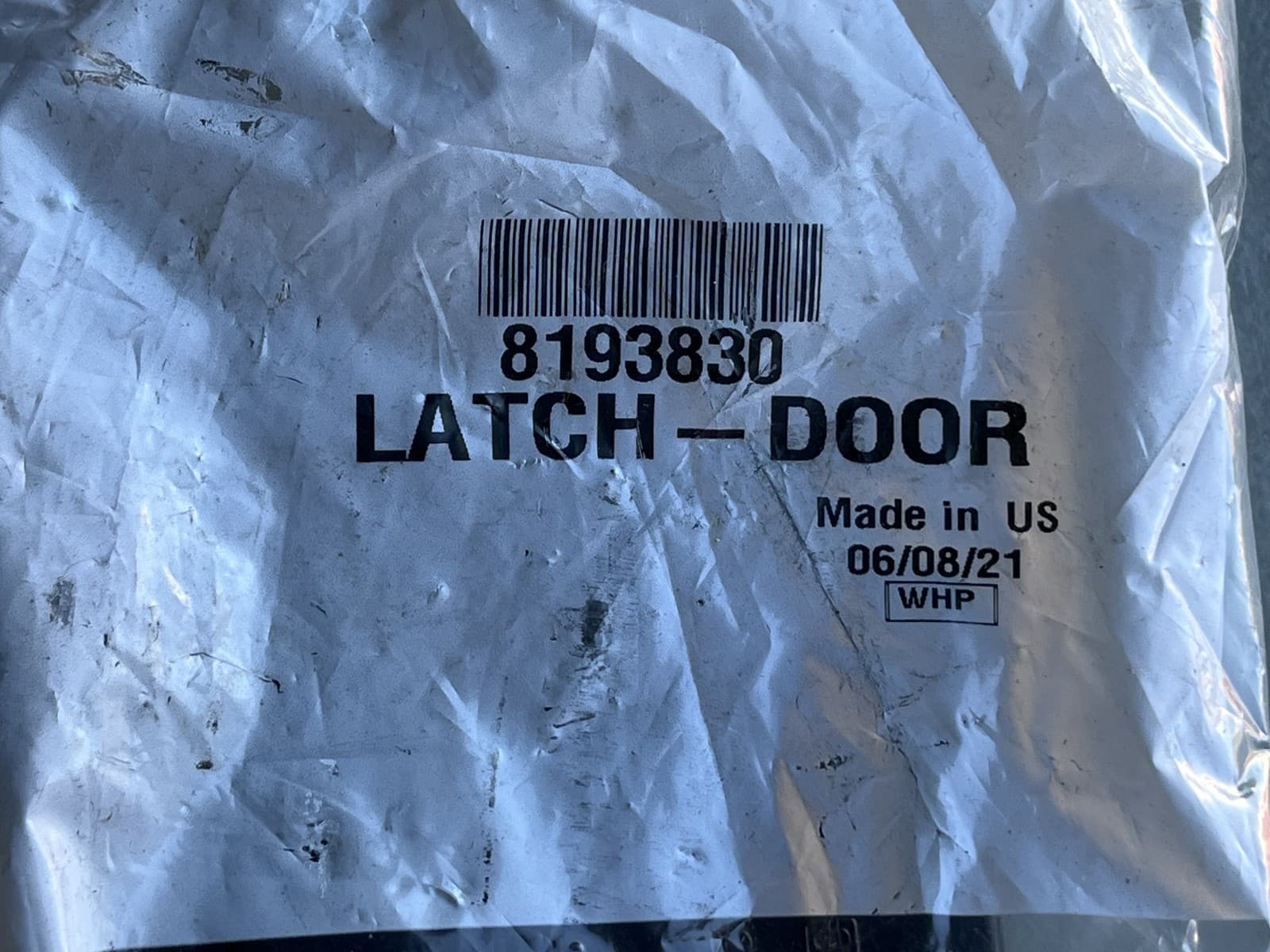 8193830 OEM Whirlpool Dishwasher Door Latch New Genuine — thumbnail 4