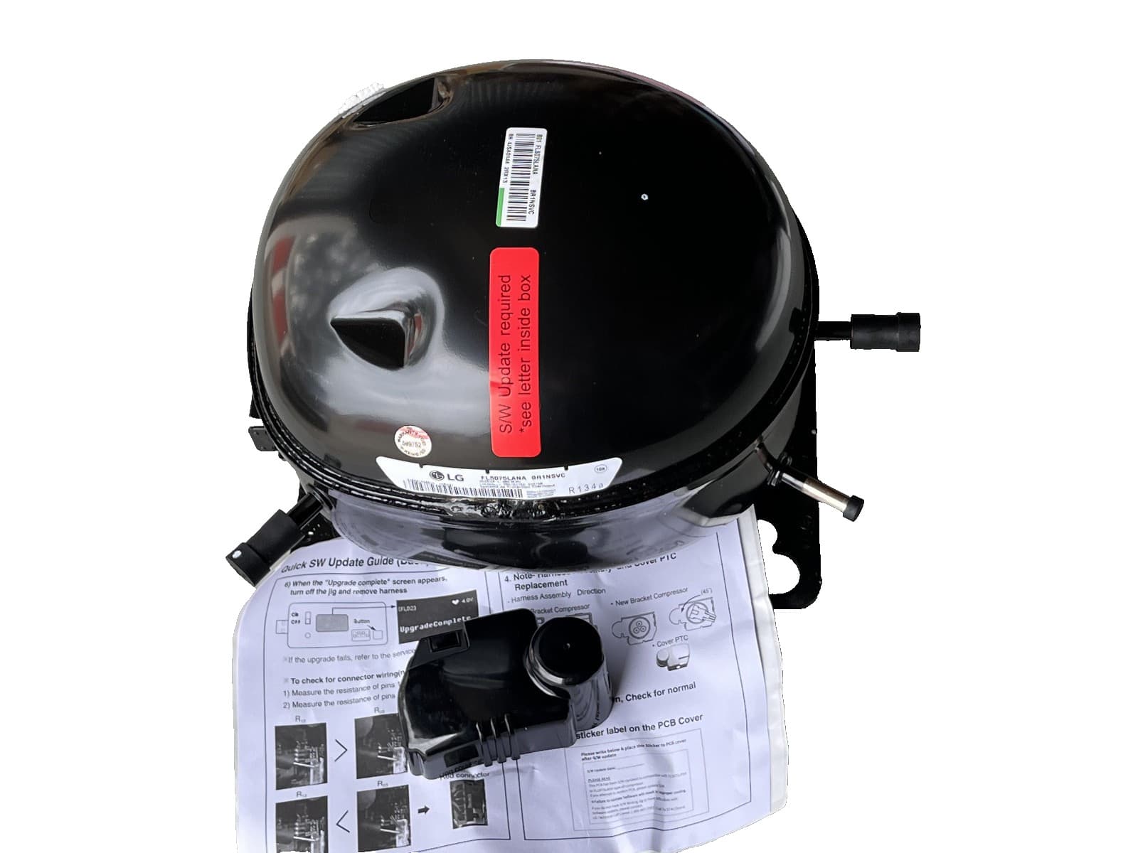 New Genuine OEM LG Kenmore Refrigerator Compressor FLS075LANA TCA38151706 — thumbnail 16