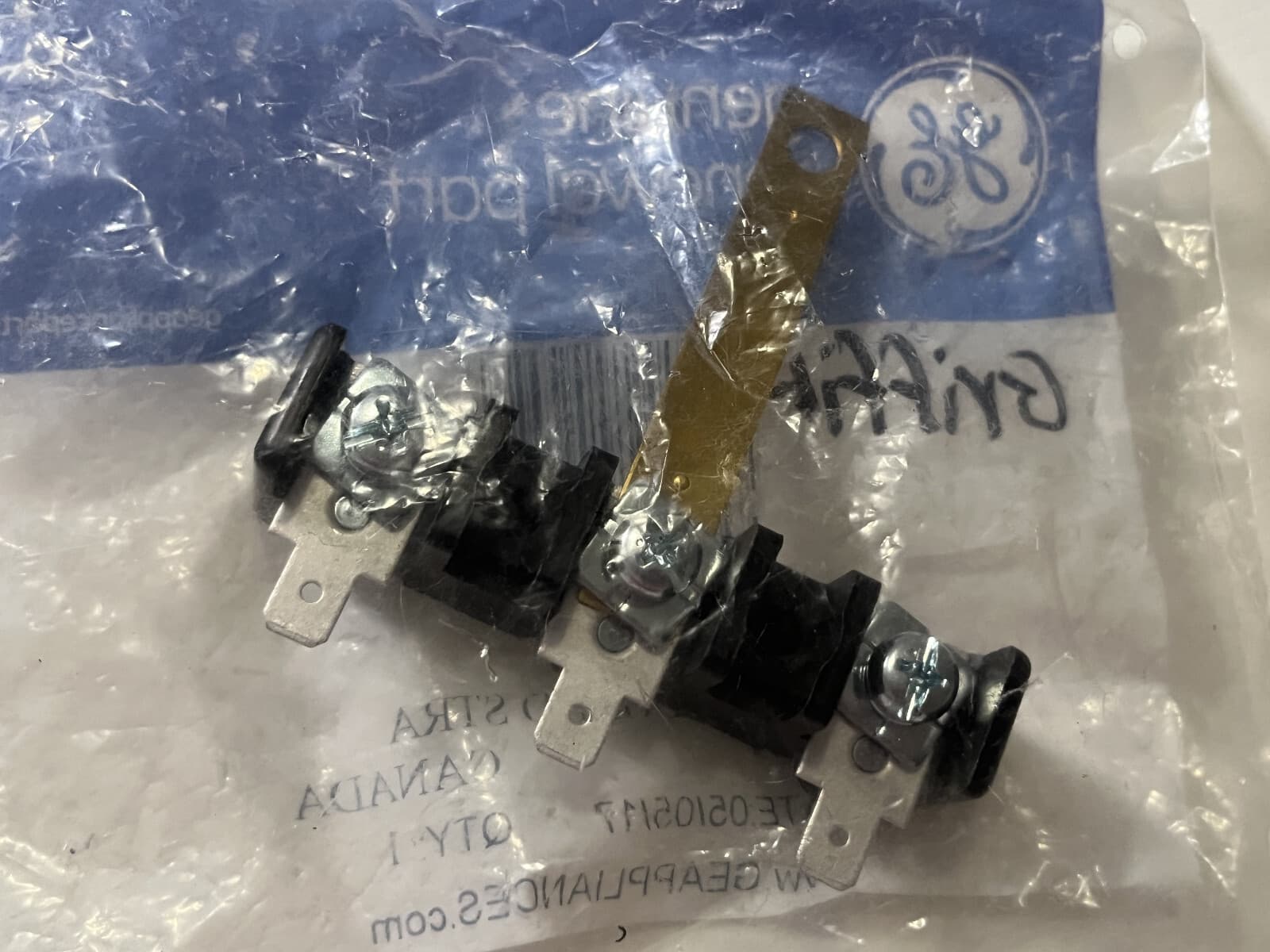 New Genuine OEM GE Electric Dryer Power Terminal Block WE4M325 — thumbnail 5