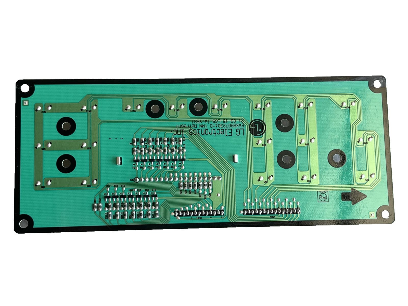EBR89296401 OEM LG Range Display Control Board New Genuine — thumbnail 2