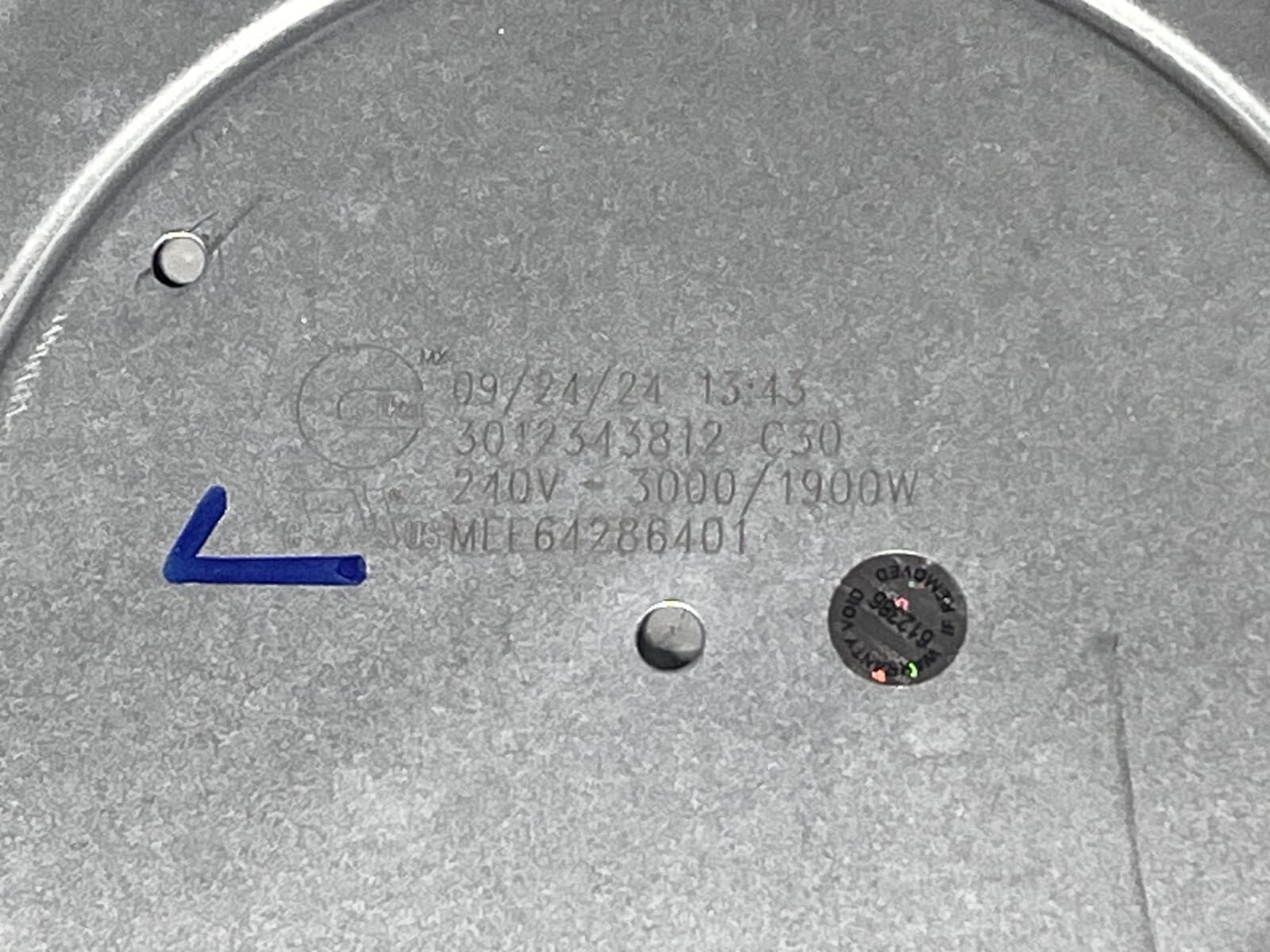 Genuine OEM LG Electric Range Radiant Surface Element LDE3035SB MEE64286201 — thumbnail 4