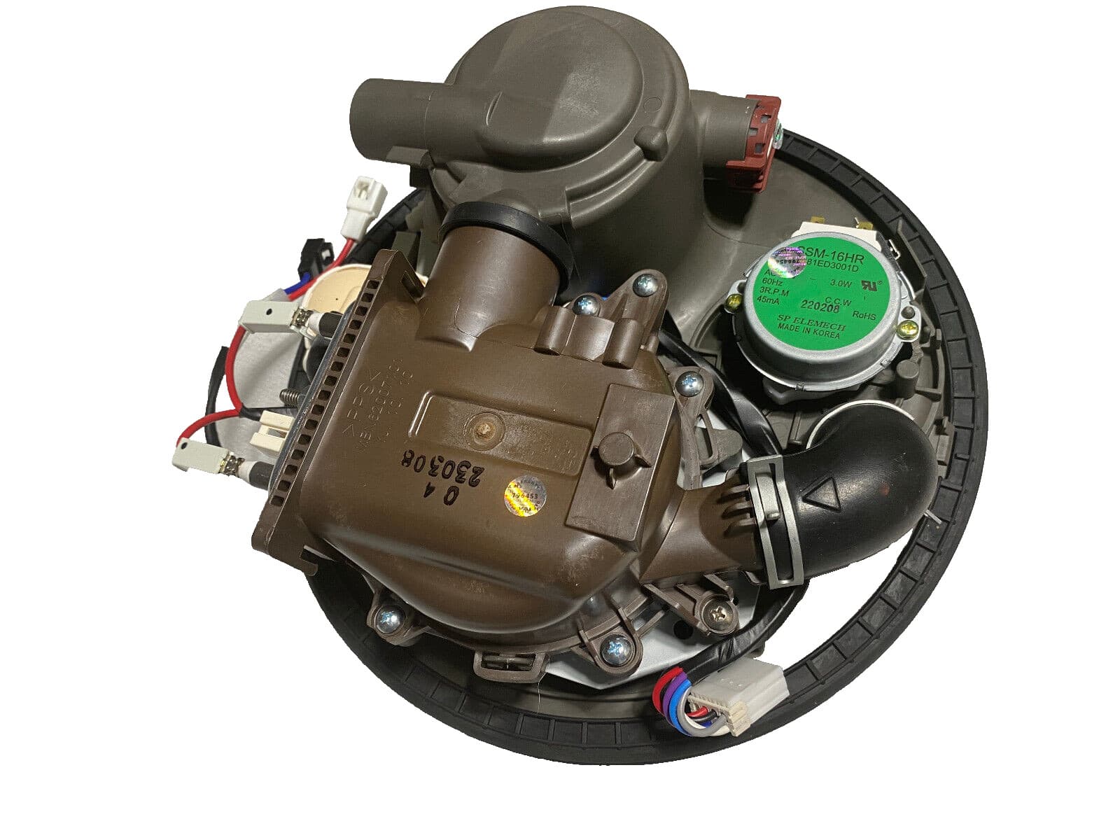 New Genuine OEM LG Dishwasher Sump and Motor Assembly LDF7551BB AJH72949004 — thumbnail 5