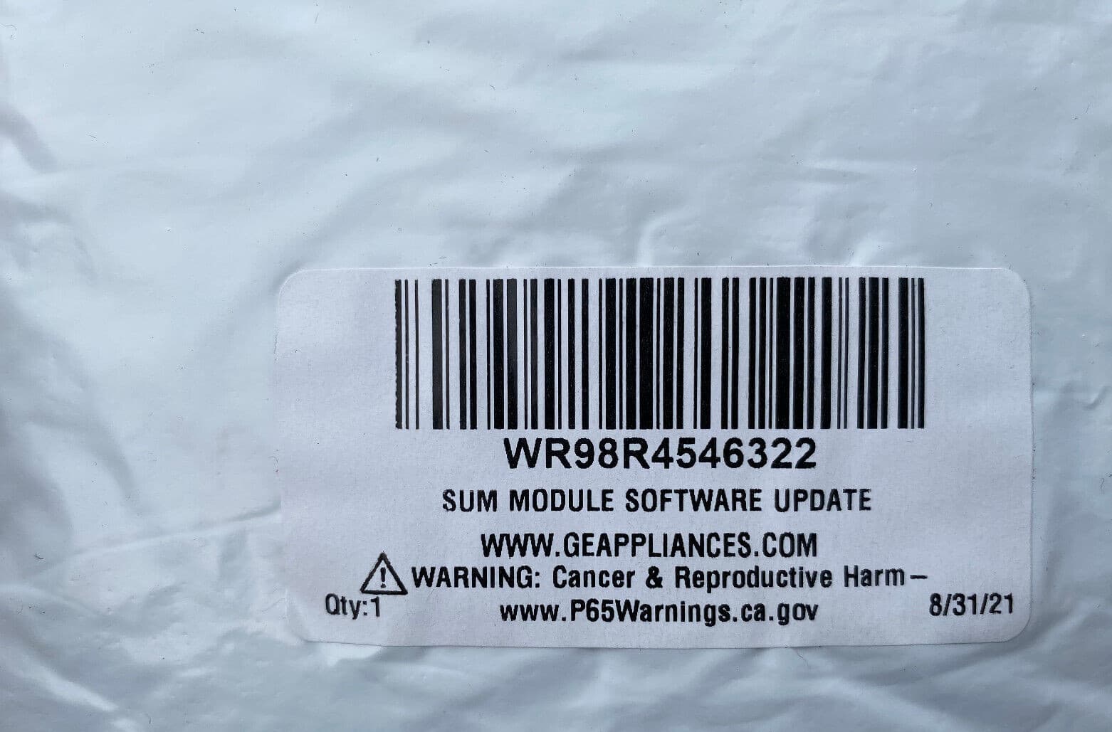 Genuine GE Refrigerator Software Update  WR98R4546322 — thumbnail 4