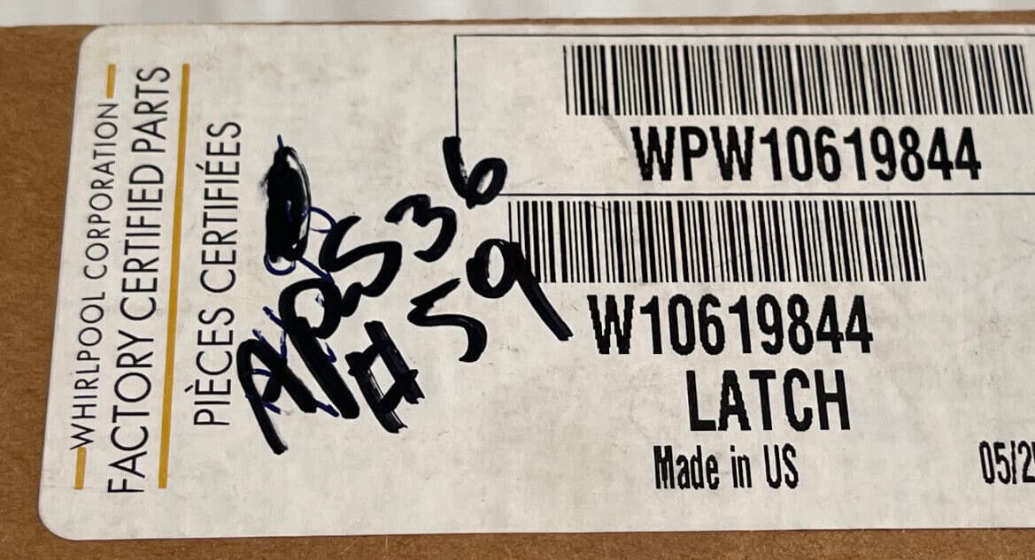 New Genuine Whirlpool  Lid Lock Assembly W10619844 — thumbnail 7