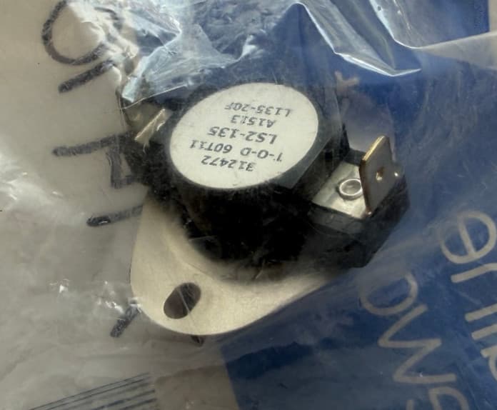 WE4M127 Dryer Thermostat OEM New Genuine