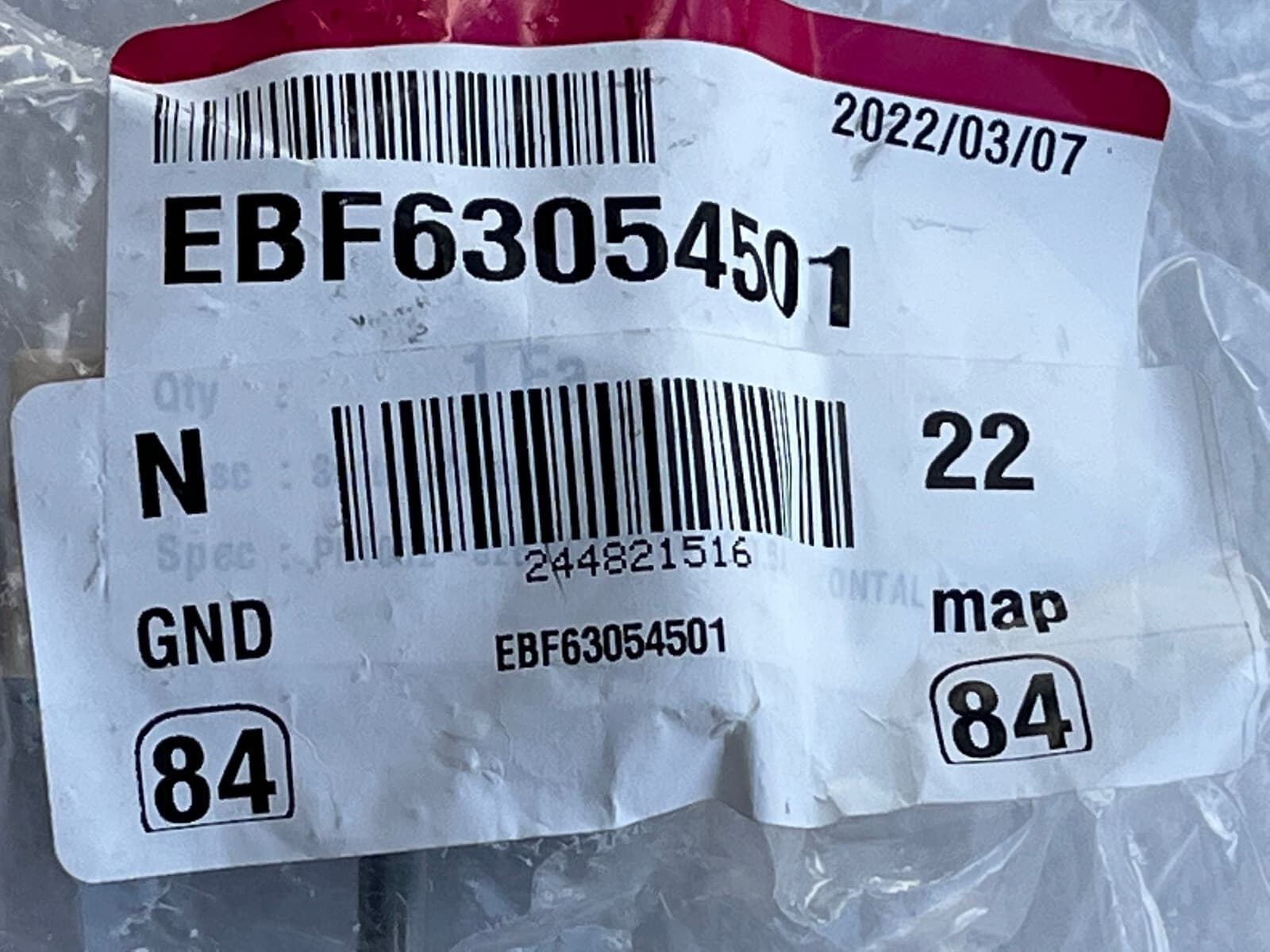 New Genuine LG Electric Range Switch Rotary EBF63054501 — thumbnail 5