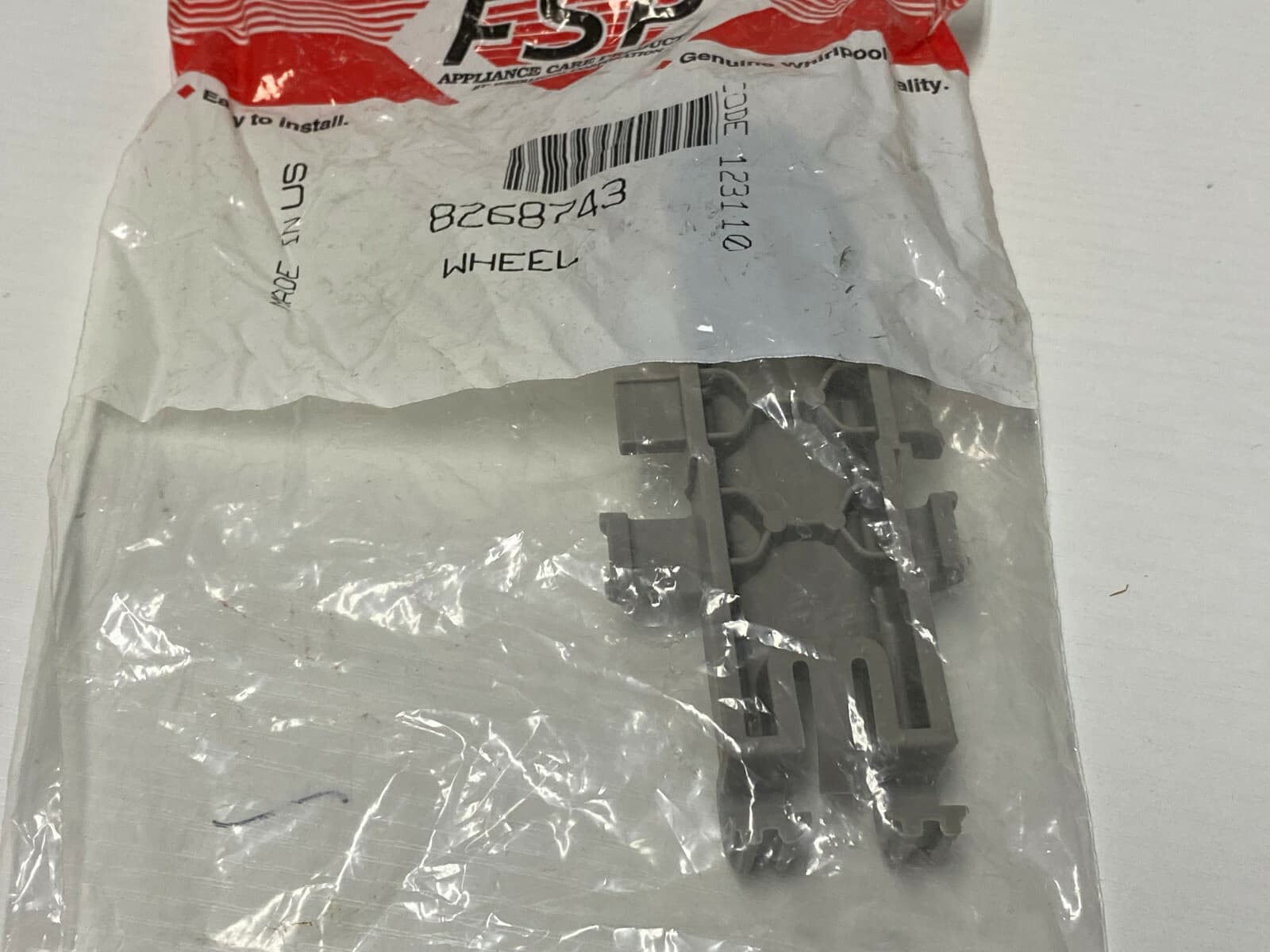 New Genuine OEM Whirlpool Dishwasher Dishrack Roller 8268743 — thumbnail 6