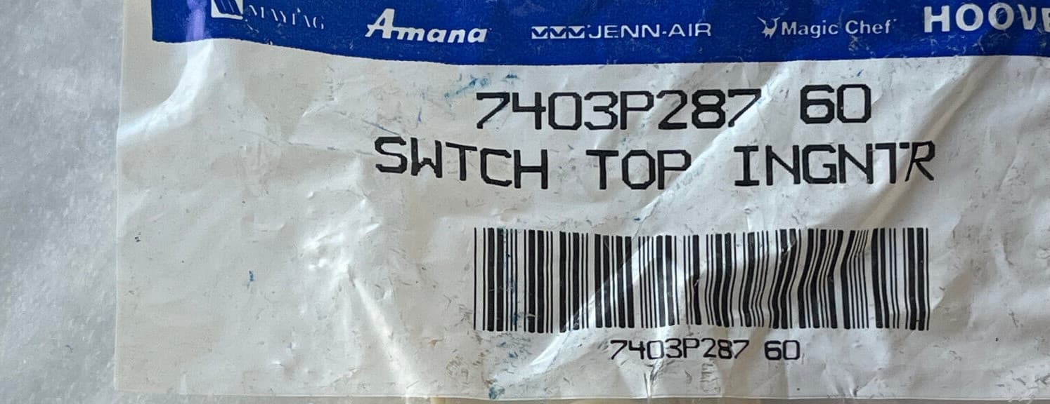 New Genuine MAYTAG Switch  Igniter 7403P287-60 — thumbnail 3