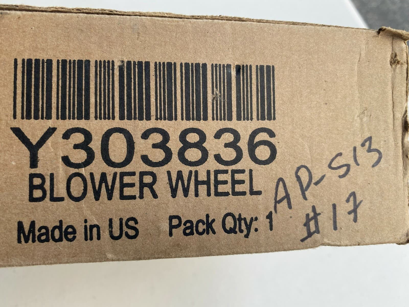 NEW  Genuine MAYTAG , Whirlpool Blower Wheel Assembly Y303836 (303836) — thumbnail 9