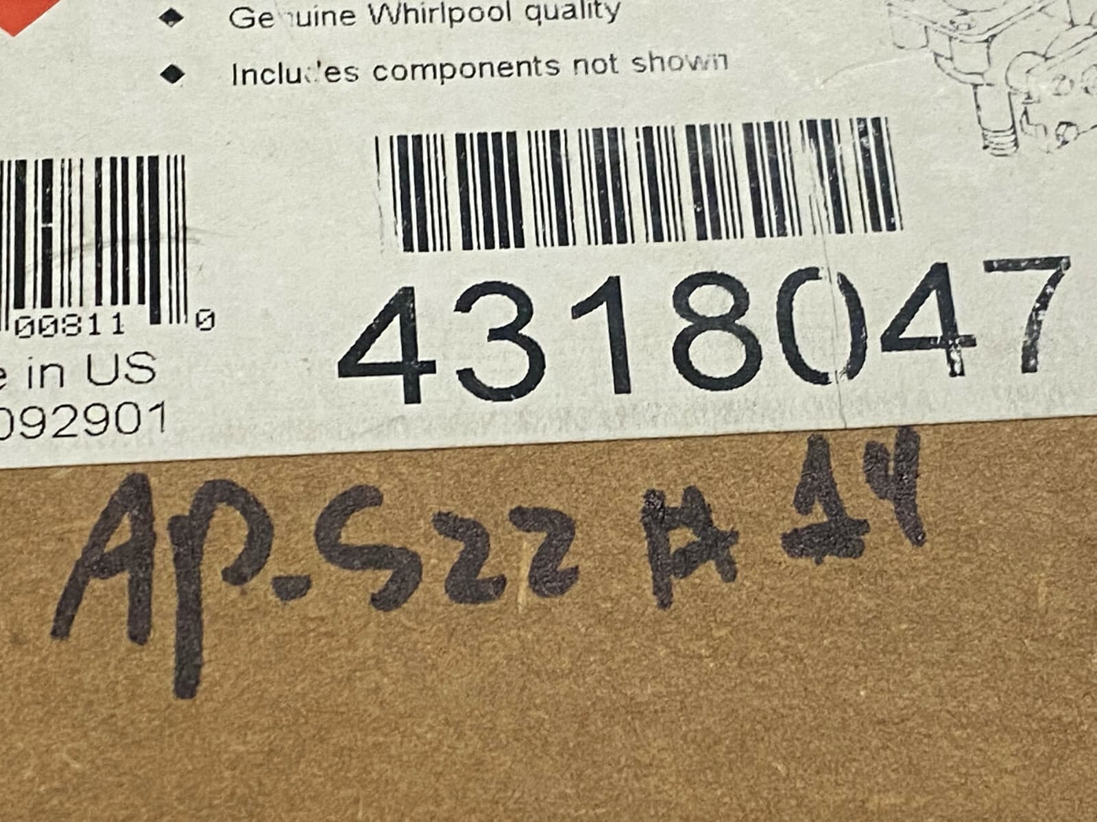 NEW Genuine Whirlpool Refrigerator Water Inlet Valve 4318047 — thumbnail 10