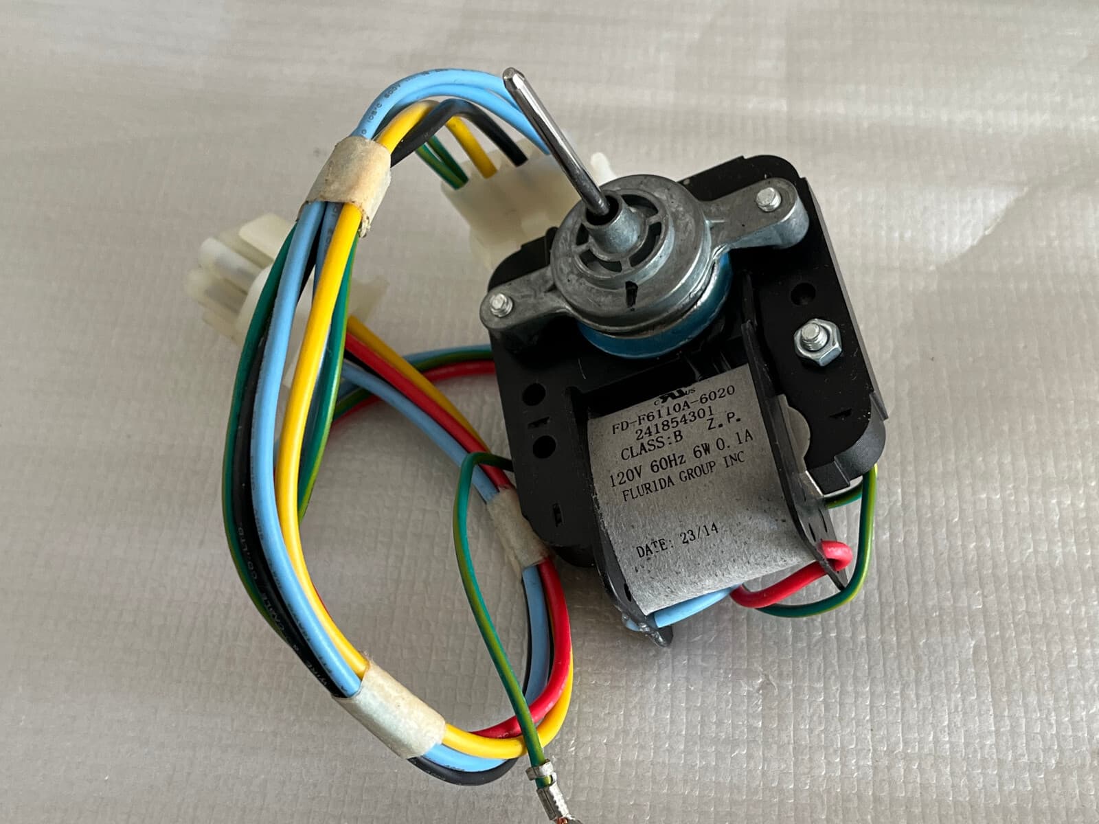 Genuine OEM Frigidaire Refrigerator Evaporator Fan Motor 241854301 — thumbnail 14