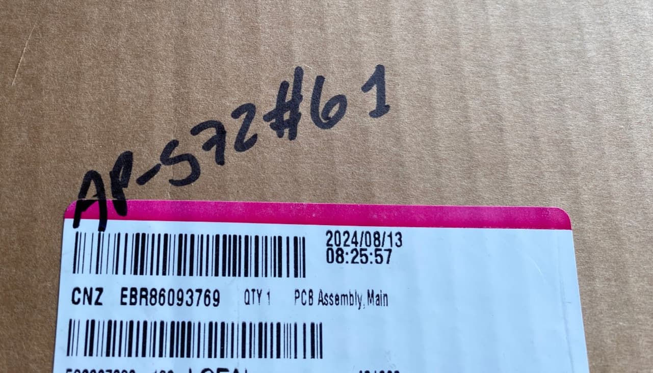 New Genuine OEM  LG Refrigerator Main PCB Assembly LRFS28XBS-ASTCNA0 EBR86093769 — thumbnail 4