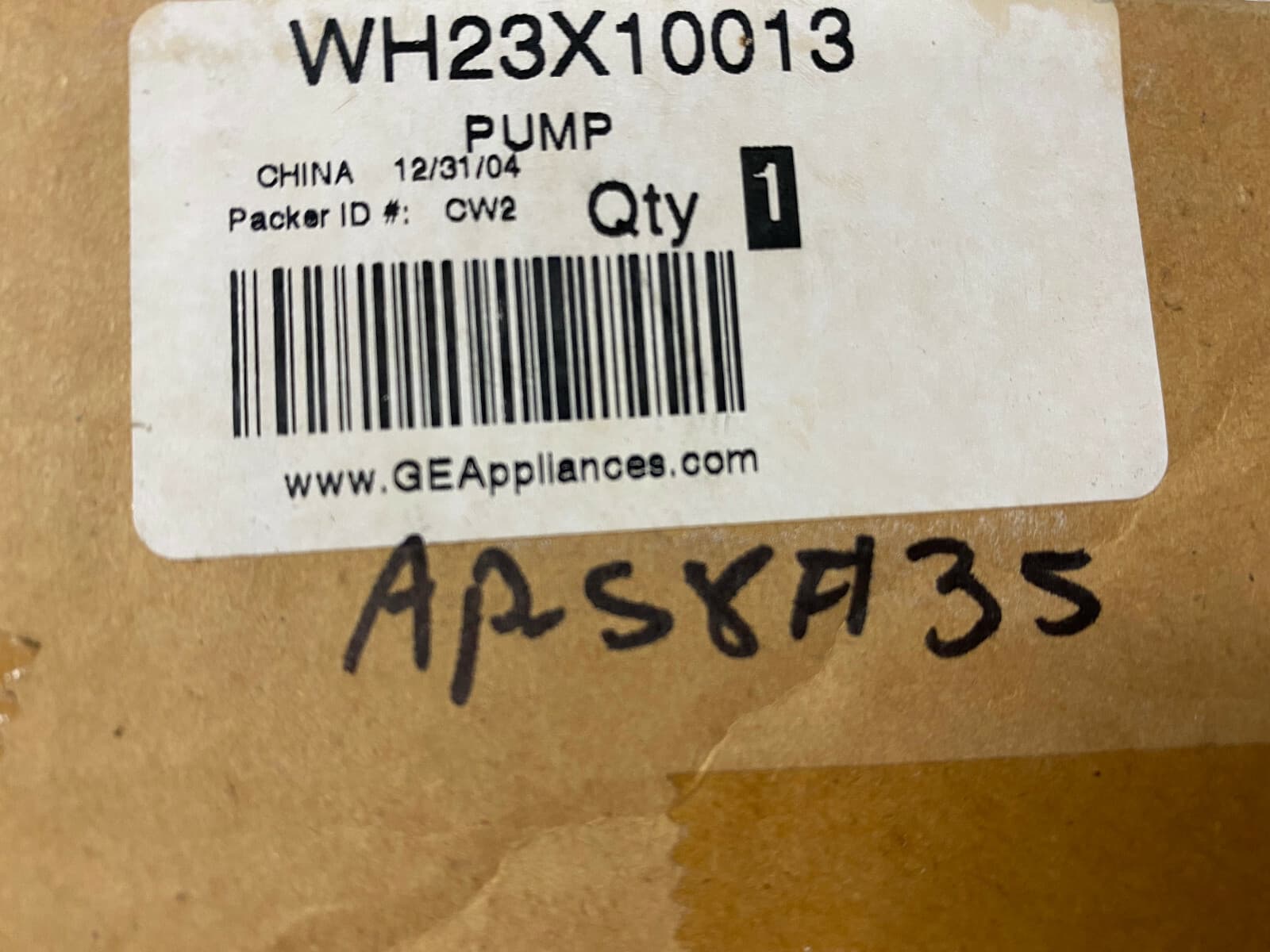 WH23X10013 OEM  GE Washer Drain Pump NEW Genuine — thumbnail 12