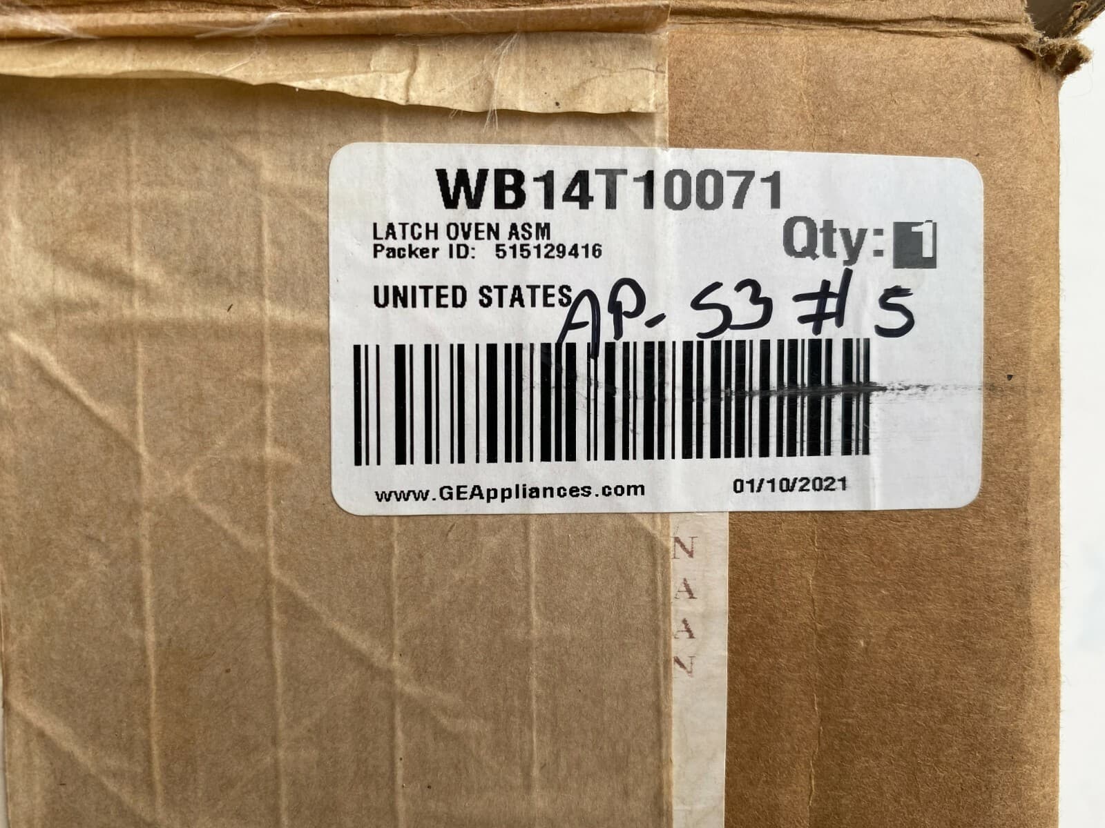 New Genuine OEM GE Oven Door Latch Motor and Switch JCTP30BM1BB WB14T10071 — thumbnail 4