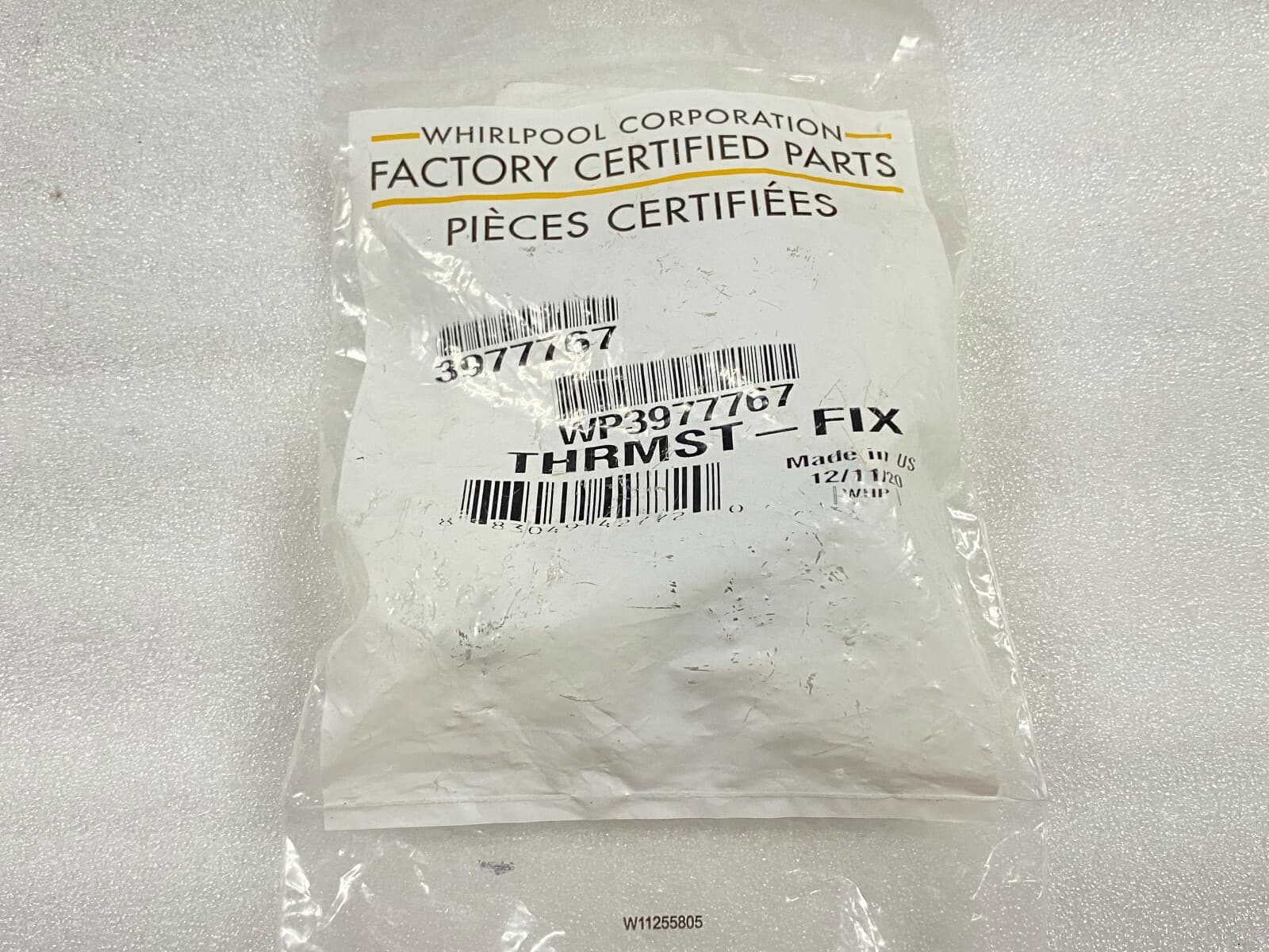 WP3977767  OEM Whirlpool Dryer High-Limit Thermostat (3 Pack) New Genuine — thumbnail 2