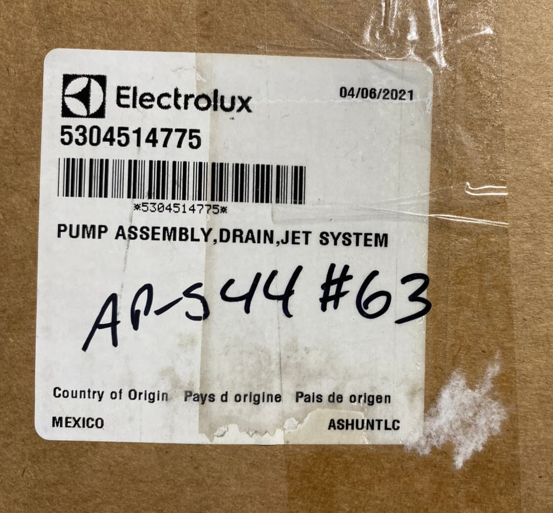 New Genuine OEM Frigidaire Washer Drain Pump Assembly 5304514775 — thumbnail 9