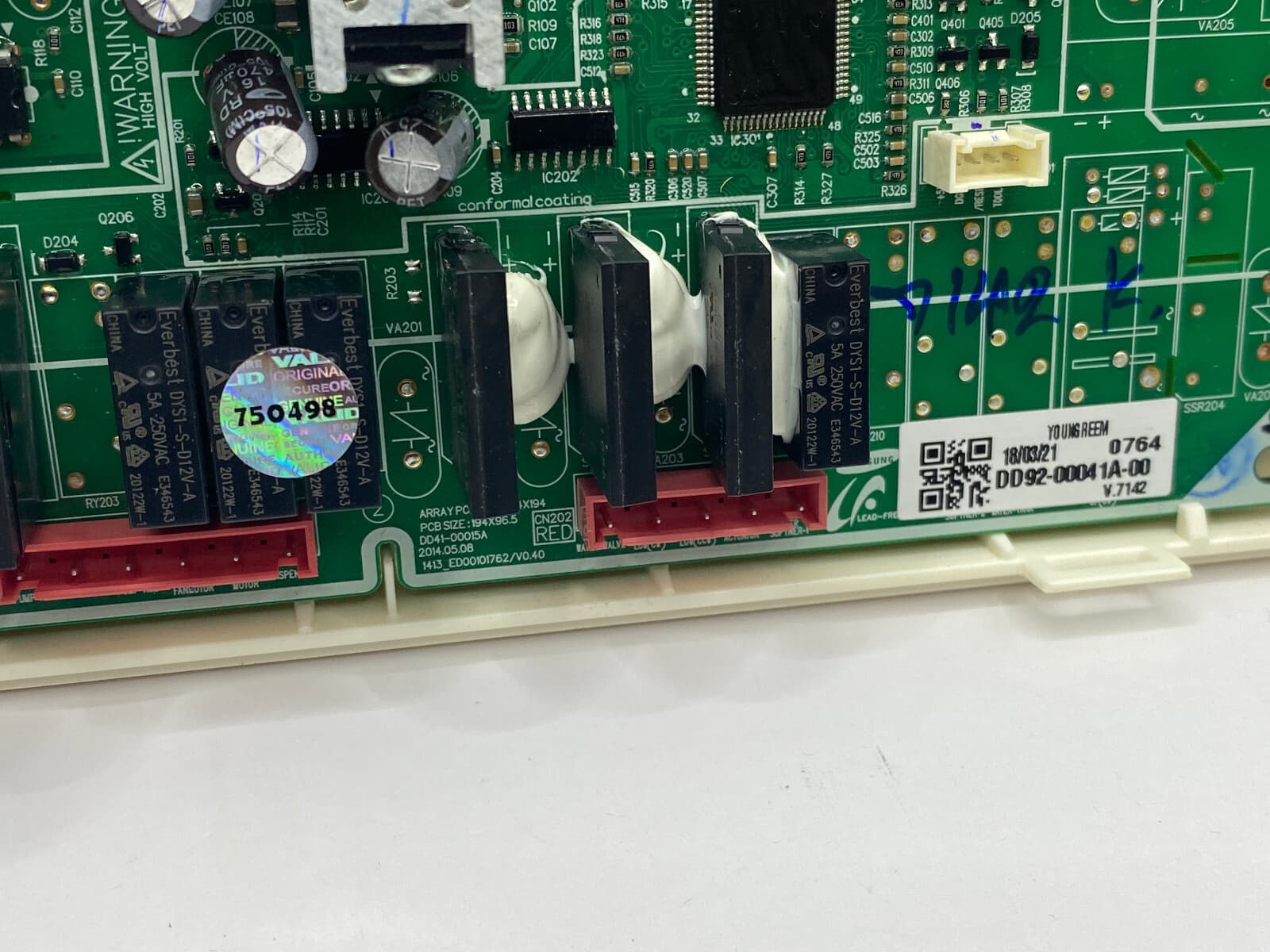 New Genuine OEM Samsung Dishwasher control board DD92-00041A — thumbnail 2