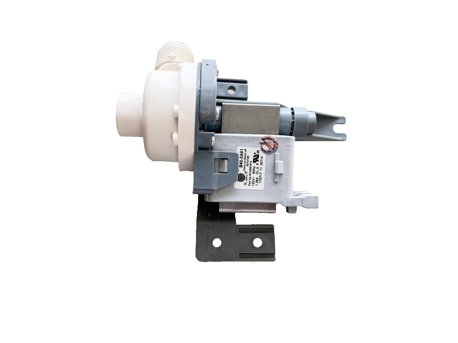 W10581874 OEM Whirlpool Washer Drain Pump Genuine