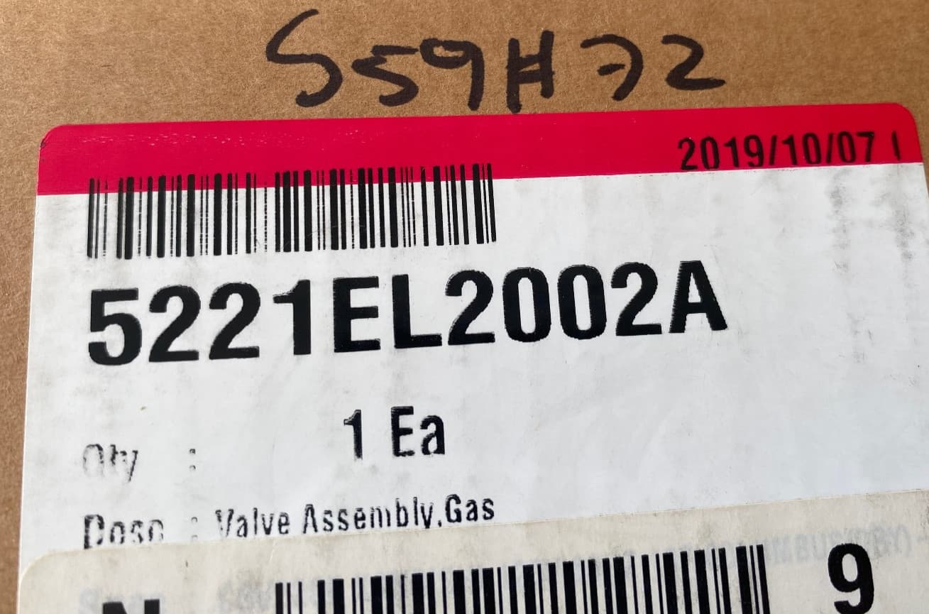 5221EL2002A OEM LG Dryer Gas Valve Assembly New Genuine — thumbnail 4