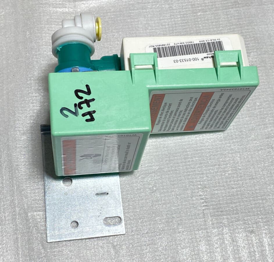 New Genuine OEM Whirlpool Ice Maker Water Inlet Valve Kit W10585391 — thumbnail 3