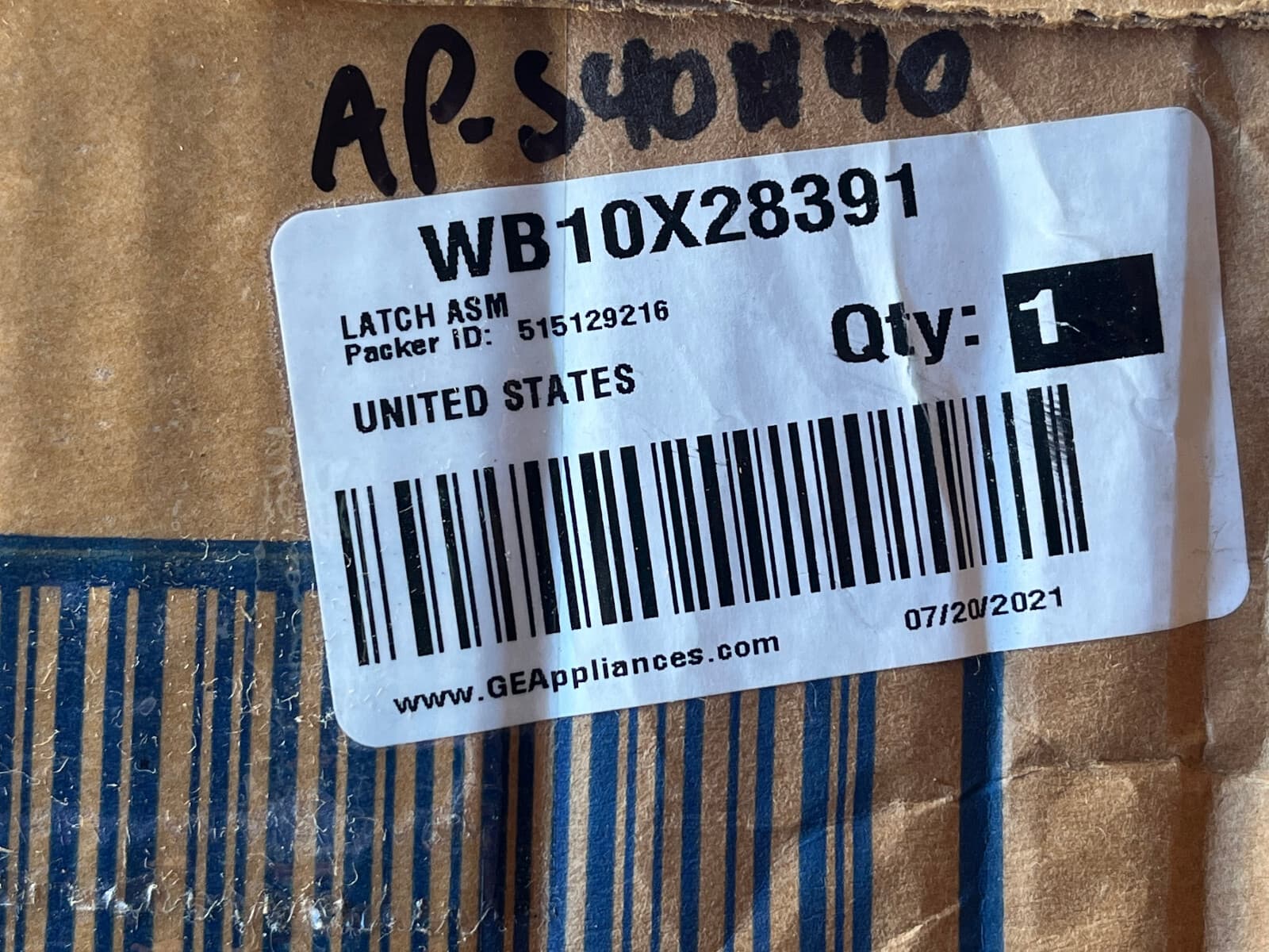 New Genuine GE Oven Latch Assembly CT9050EK4DS  WB10X28391 — thumbnail 9