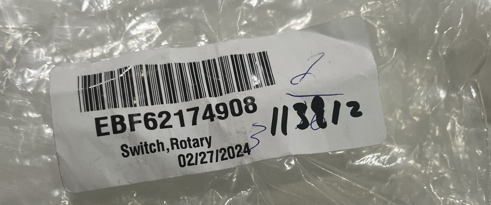 New Genuine OEM LG Electric Range Switch Rotary EBF62174908 — thumbnail 5