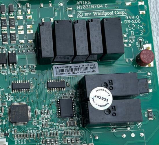 Genuine Whirlpool Refrigerator Electronic Control Board W10589837 — thumbnail 3