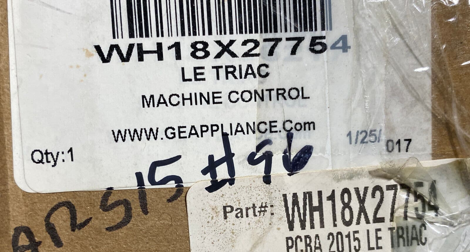 Genuine OEM GE Washer Machine Control Board WH18X27754 — thumbnail 6