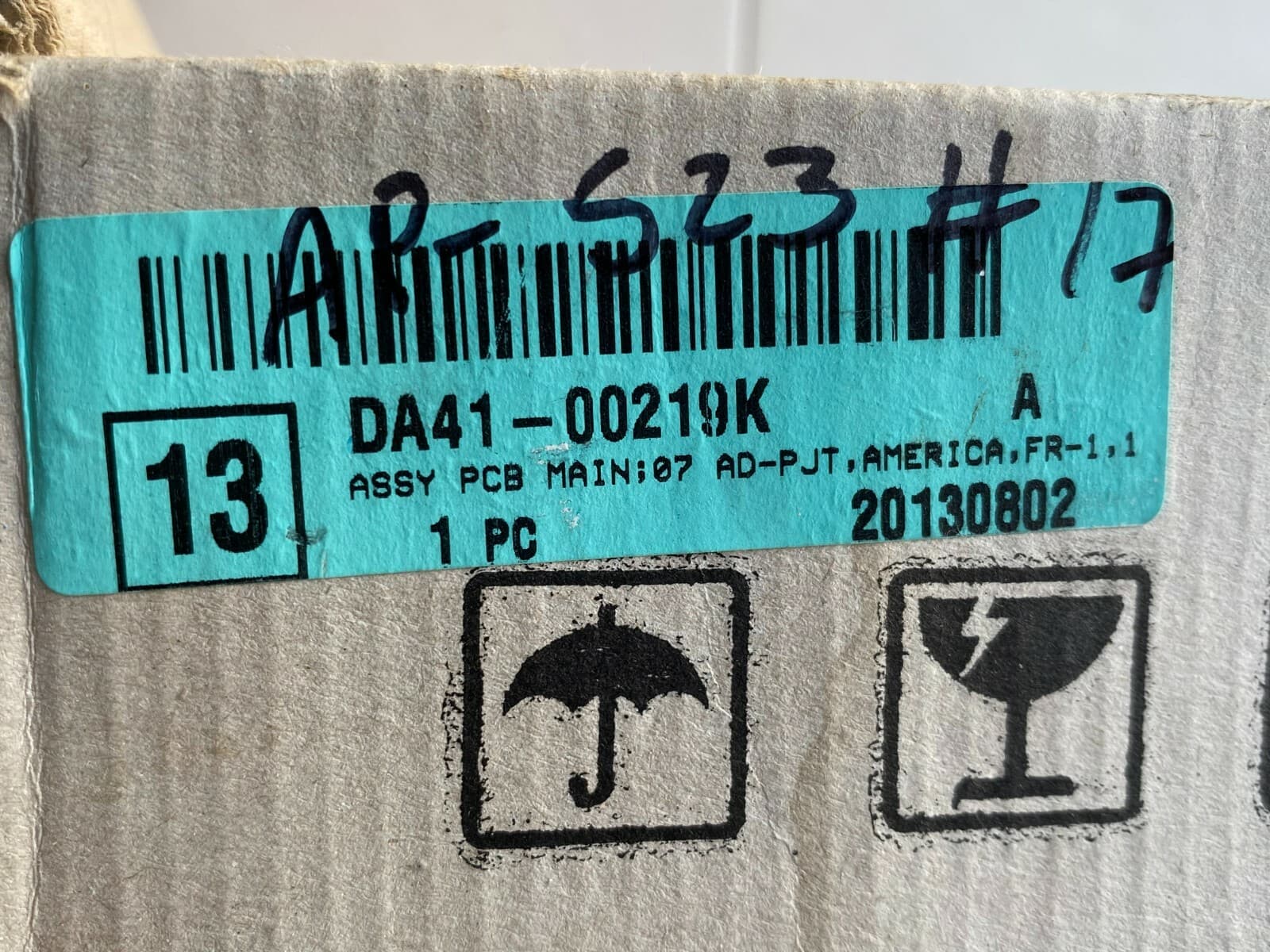 Genuine OEM Samsung Refrigerator Electronic Control Board DA41-00219K — thumbnail 3
