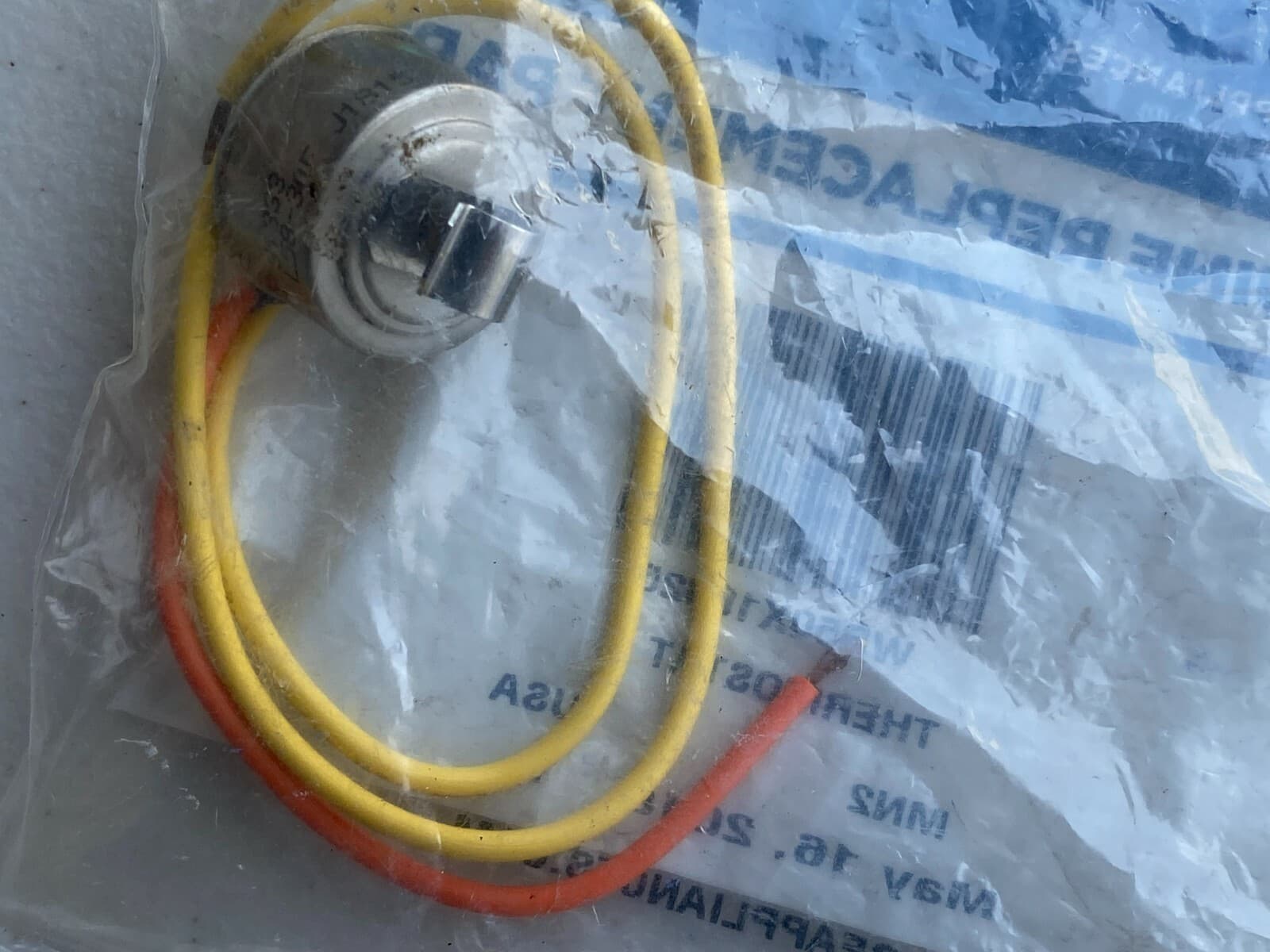 New Genuine GE Refrigerator  Defrost Thermostat WR50X10025 — thumbnail 4