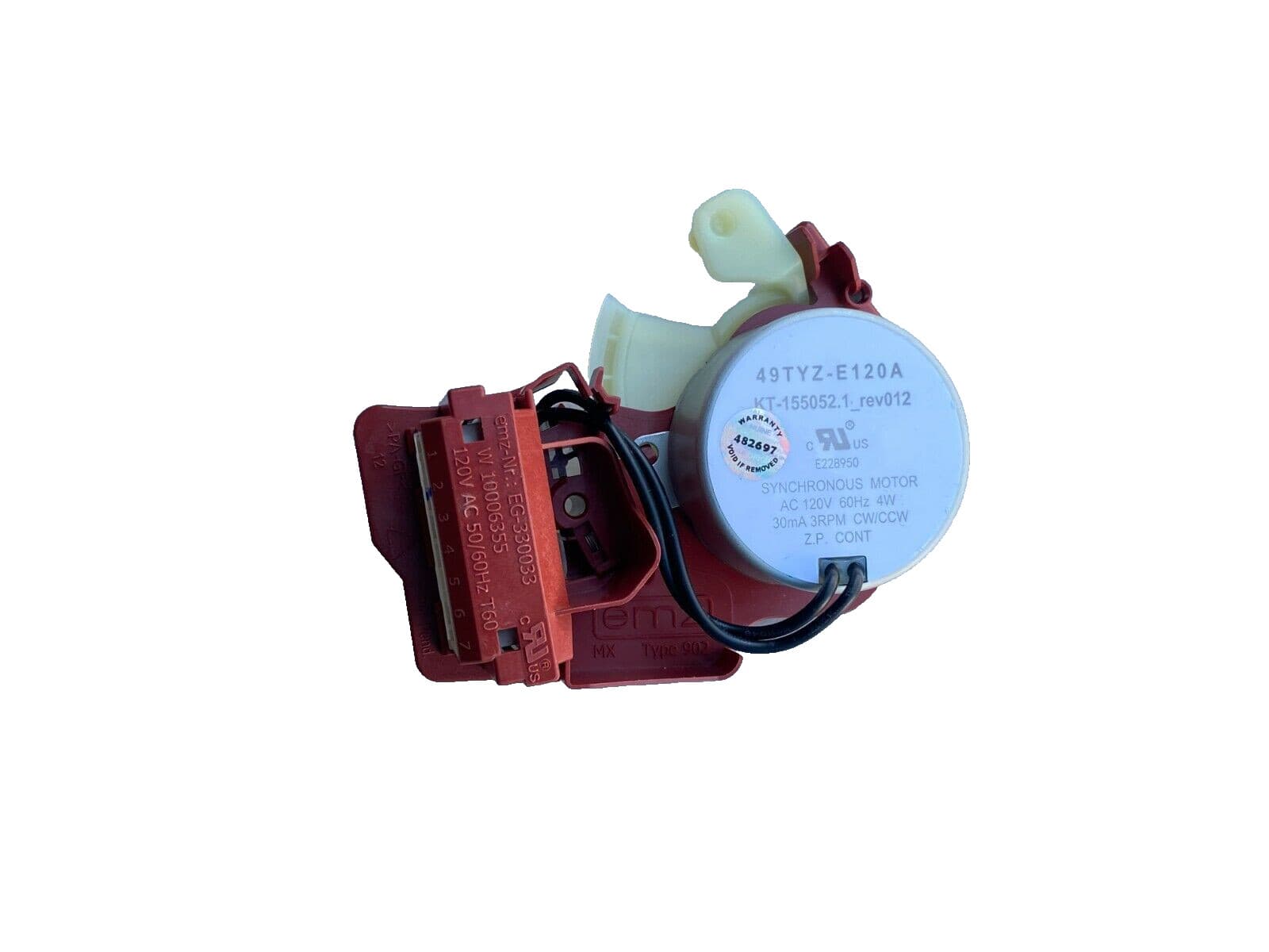 W10006355 WPW10006355 OEM  Whirlpool Washer Actuator NEW Genuine — thumbnail 7