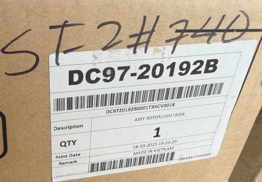 DC97-20192B OEM Samsung  Washer Rotor Assembly New Genuine — thumbnail 4