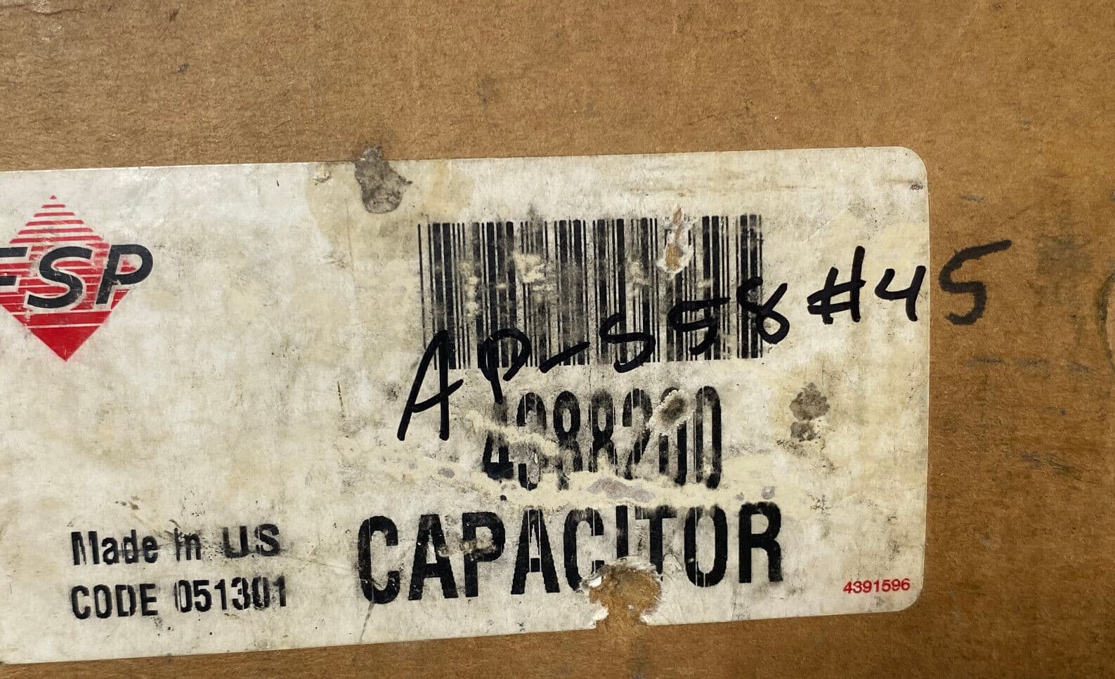 New Genuine Whirlpool Air Conditioner  Dual-Motor Run Capacitor 4388200 — thumbnail 4