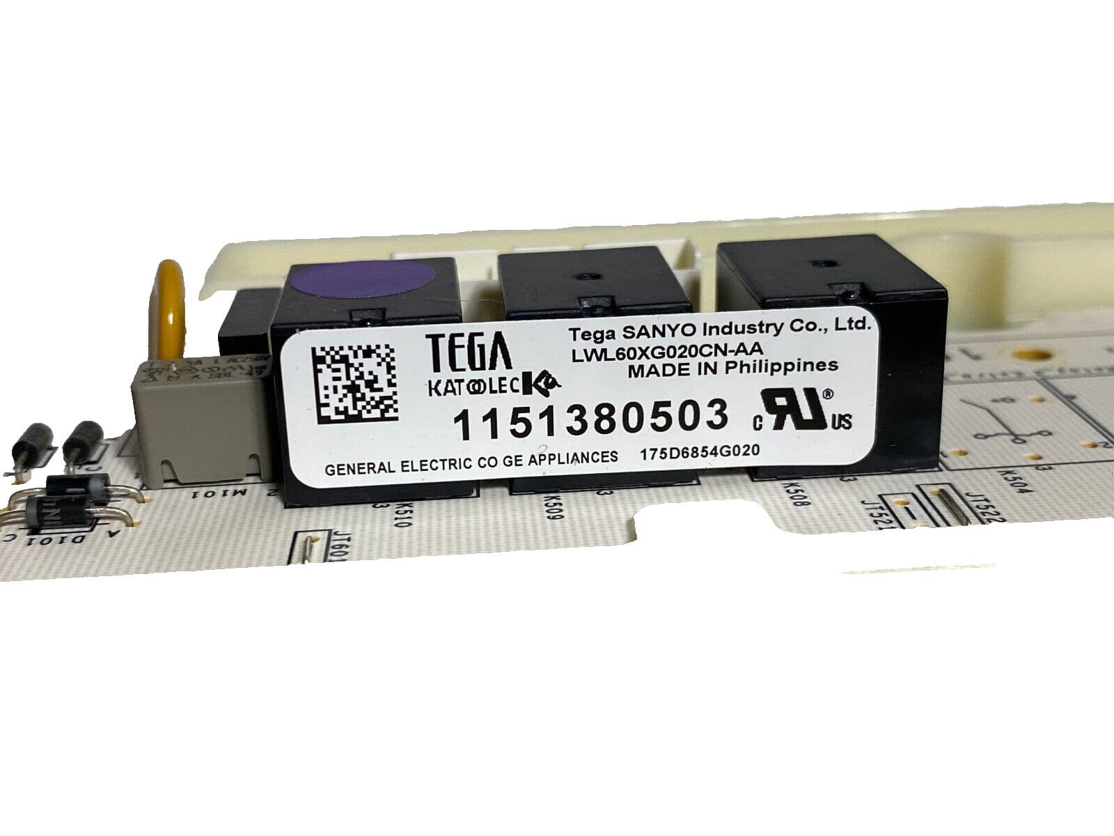 Genuine OEM GE Washer Control Board 175D6854G020 — thumbnail 4
