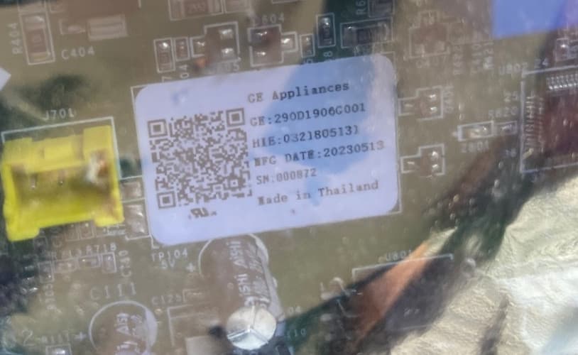 New Genuine OEM GE Washer Control Board PTW605BPR0DG  290D1906G001 WH22X33178 — thumbnail 4