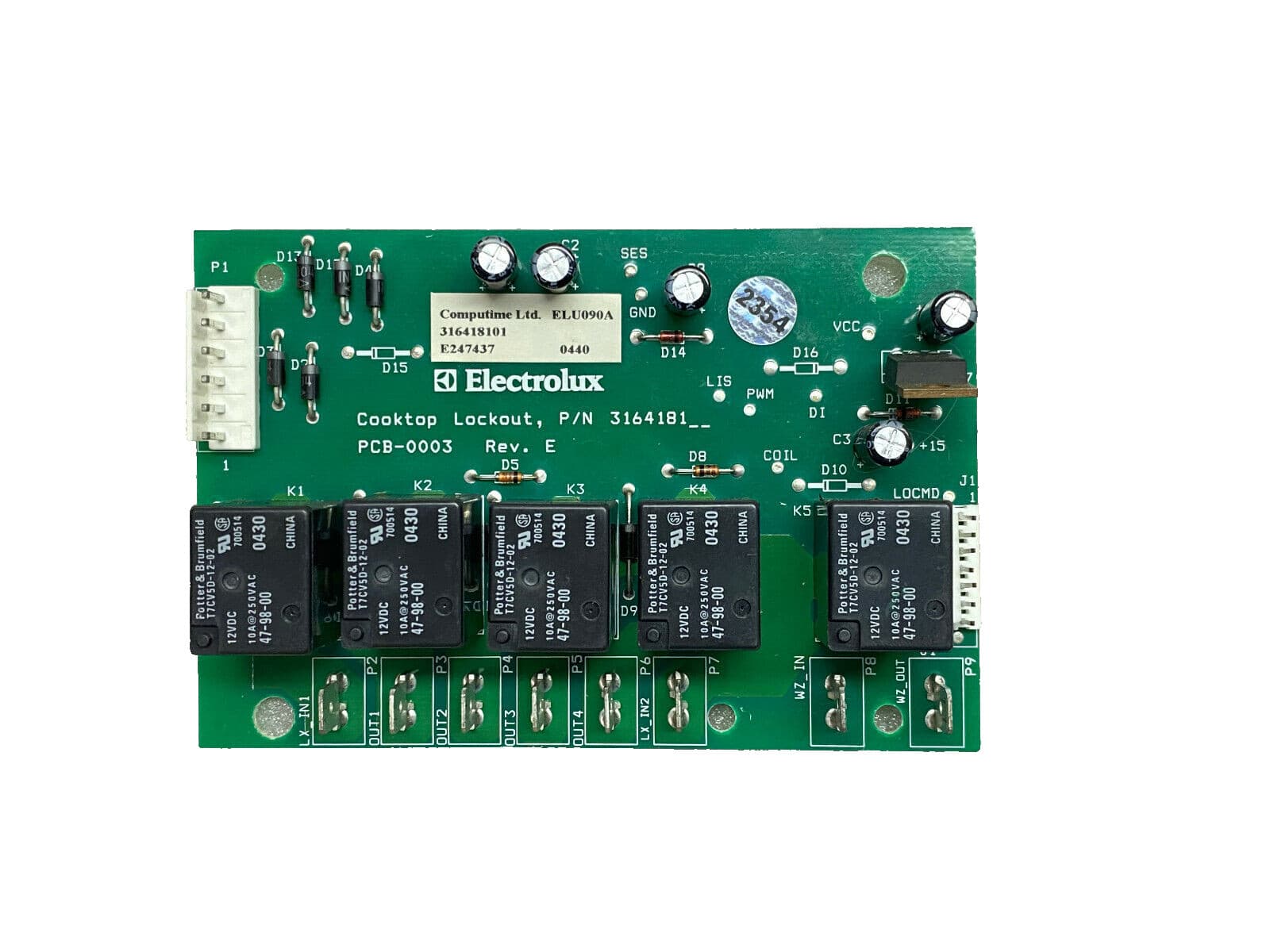 316418101 OEM Frigidaire Range Cooktop Lock-Out Board Genuine — thumbnail 3