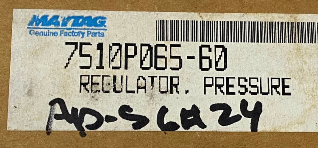 7510P065-60  OEM Maytag Range Regulator  Pressure NEW Genuine — thumbnail 5
