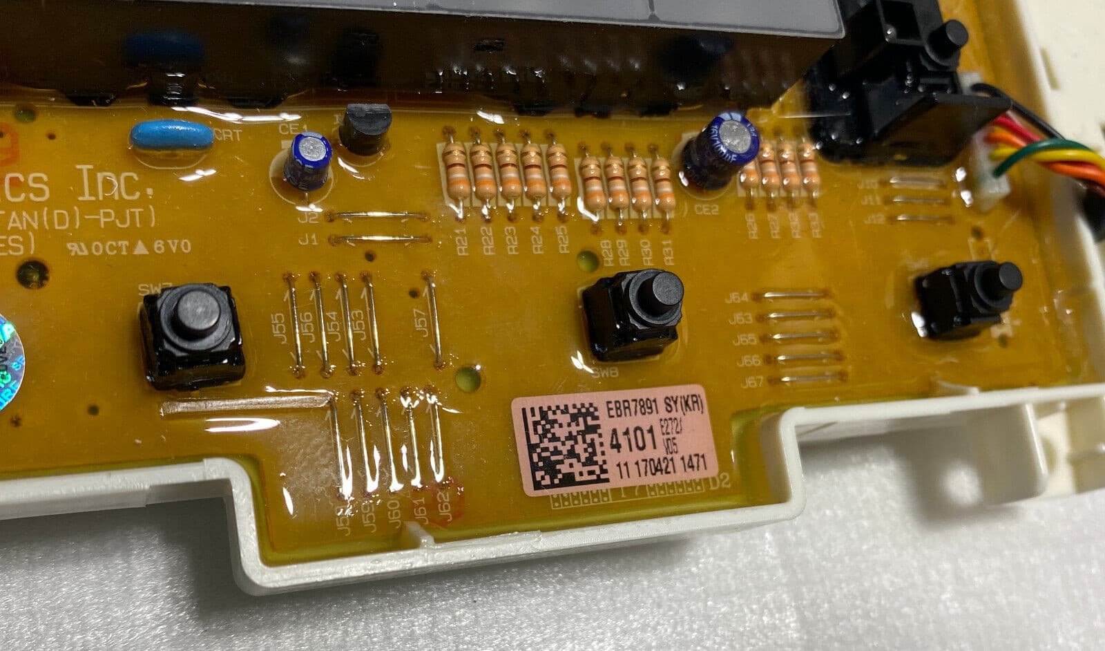 New Genuine OEM LG Dryer Display Control EBR78914101 — thumbnail 2