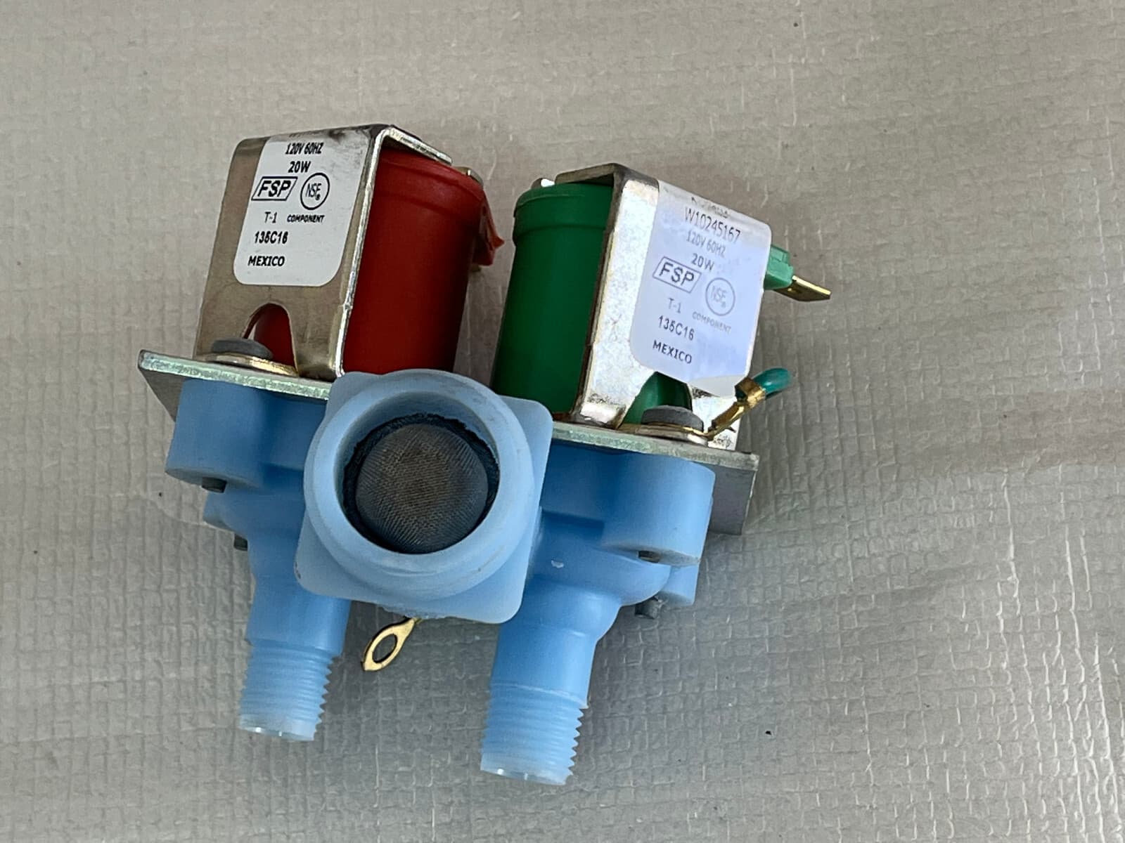 Genuine OEM  Whirlpool  Water Inlet Valve W10245167