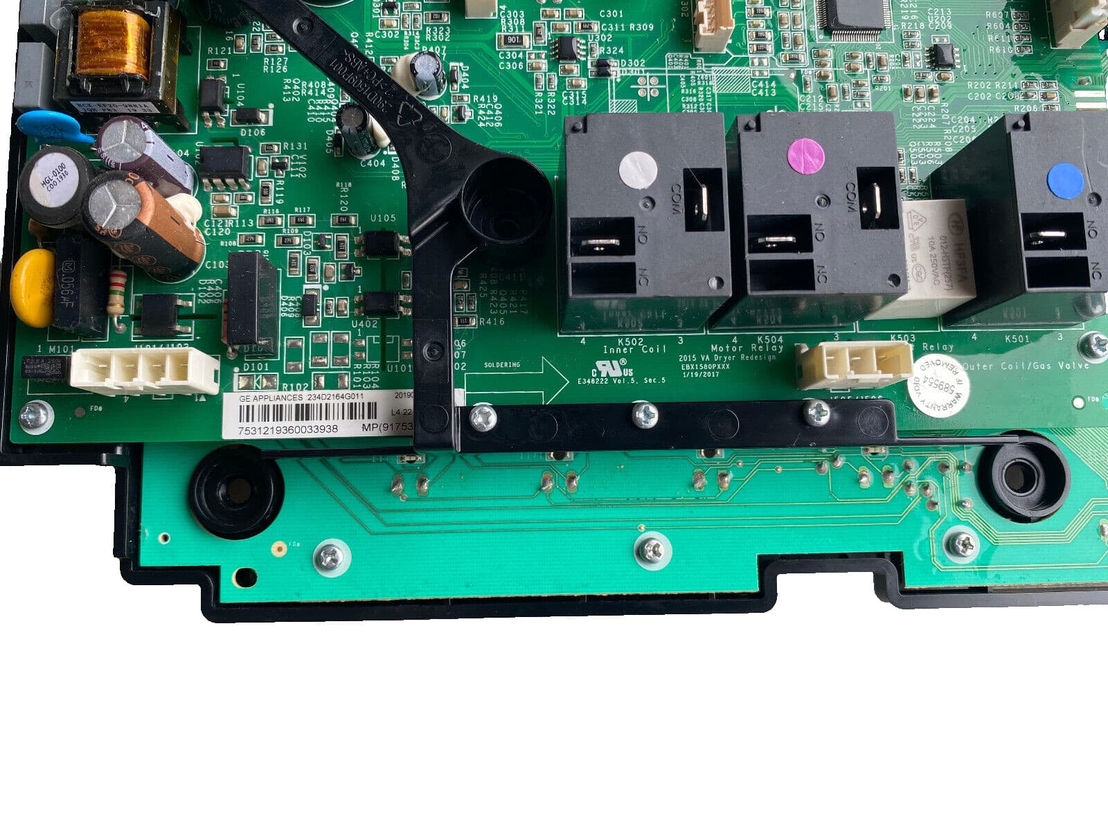 Genuine OEM GE  Washer Main & User Interface Control Board WE22X31717 — thumbnail 4