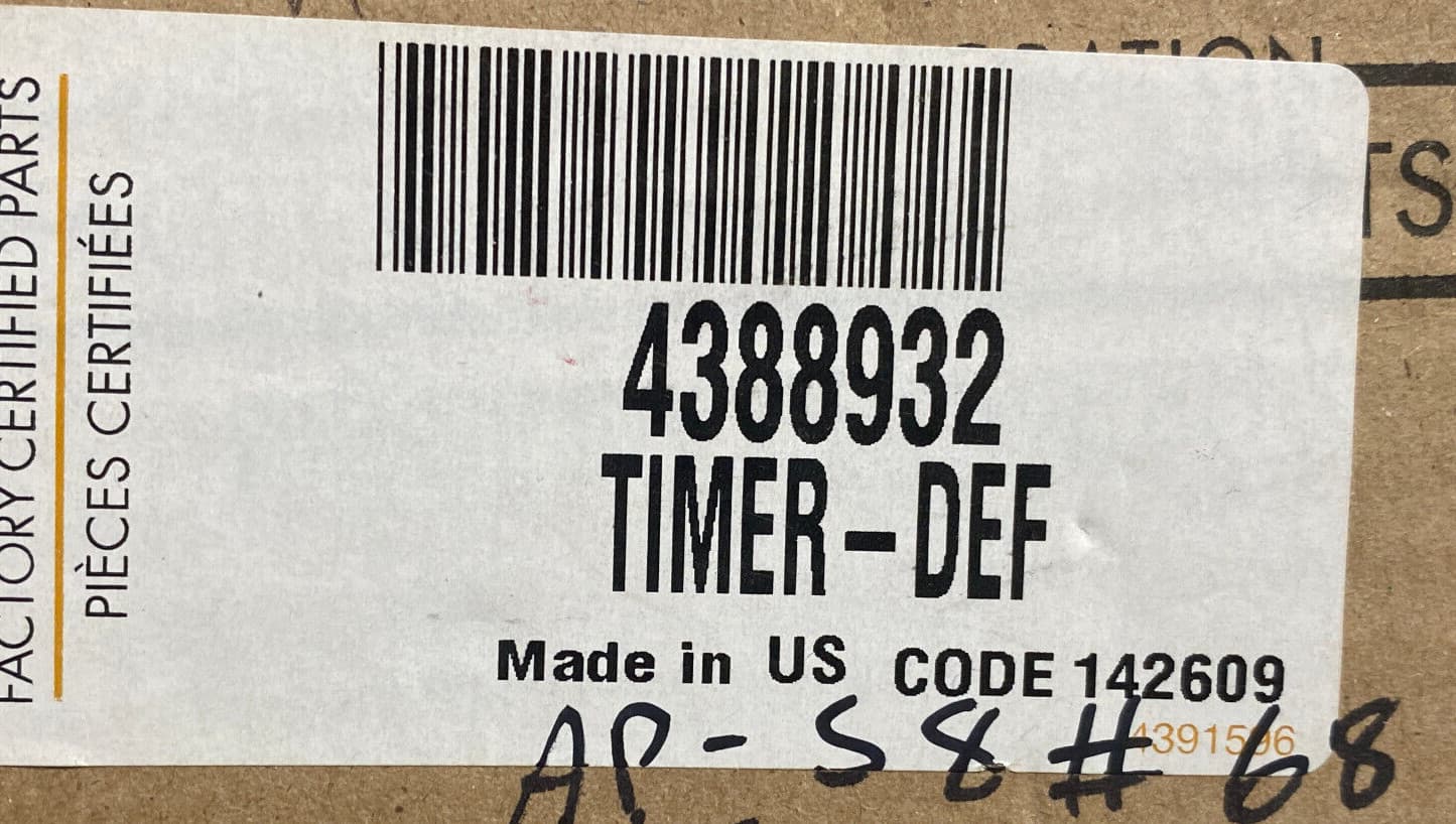 Genuine OEM  Whirlpool Refrigerator Adaptive Defrost Control Board Kit 4388932 — thumbnail 4
