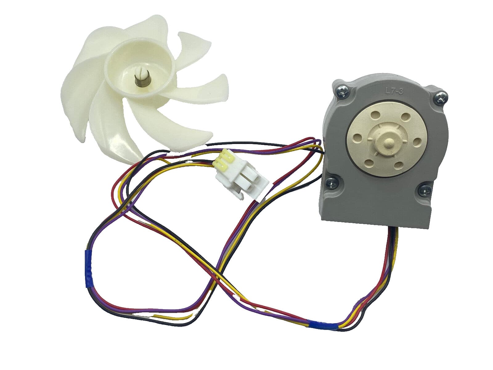 Genuine OEM LG Refrigerator Condenser Fan Motor and Blade EAU63103204 — thumbnail 2