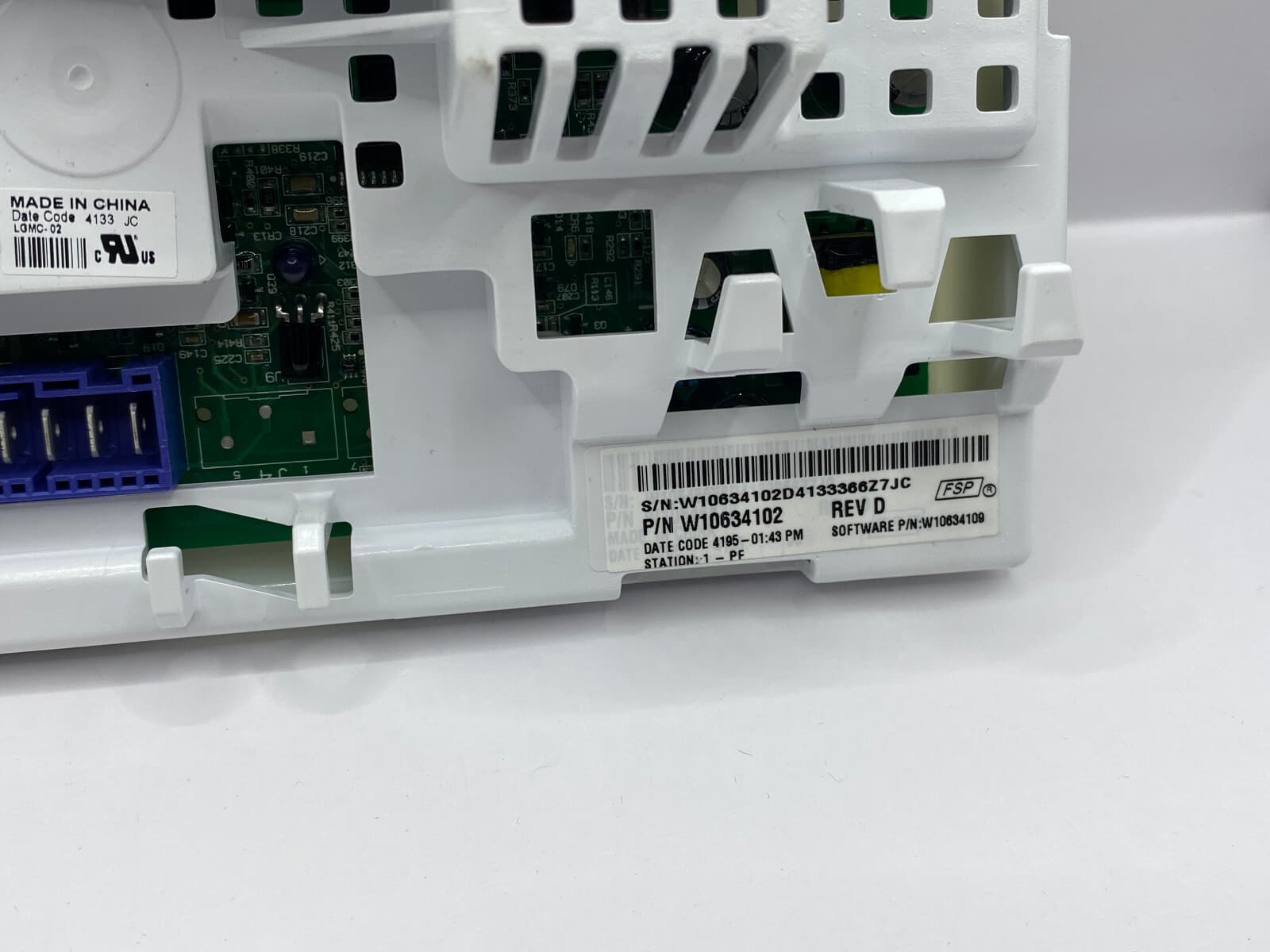 New Genuine OEM Whirlpool Washer Control Board W10634102 — thumbnail 2