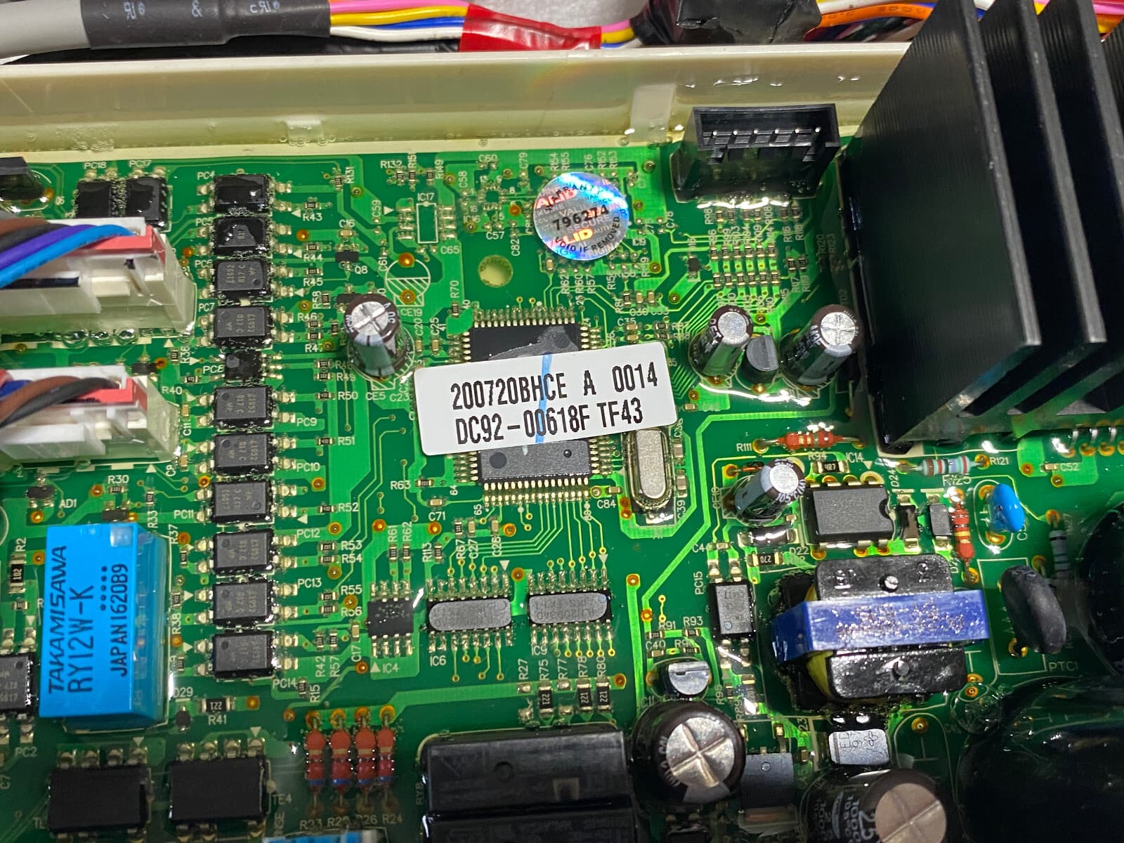 Genuine OEM Samsung Washer Control Board DC92-00618F — thumbnail 3
