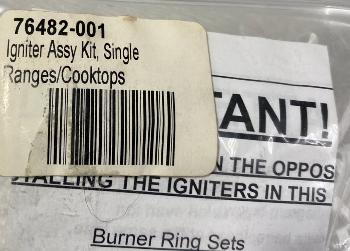 New Genuine OEM Dacor Range Surface Burner Igniter  Kit 76482-001 — thumbnail 2